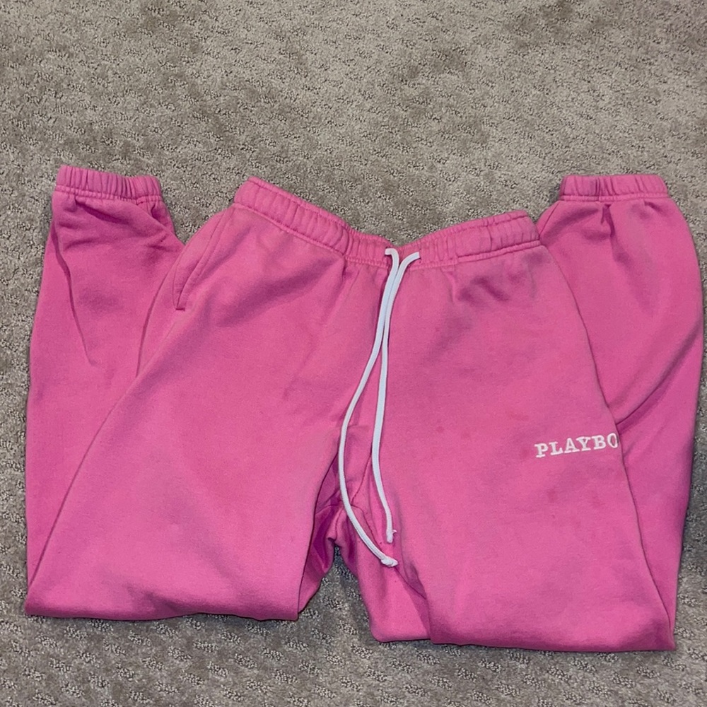 Playboy pink sweatpants
